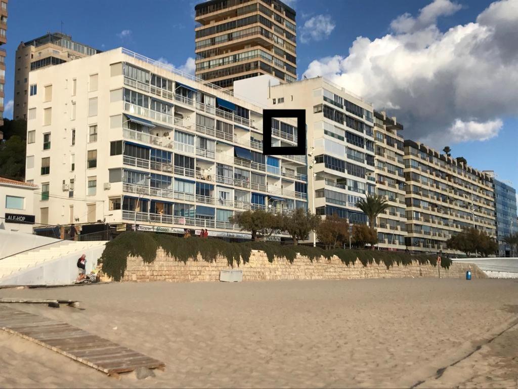 Los Fernandos, 1St Line Beachfront Poniente, 2 Bedroom Apartment Ocean Terrace Benidorm Exteriör bild
