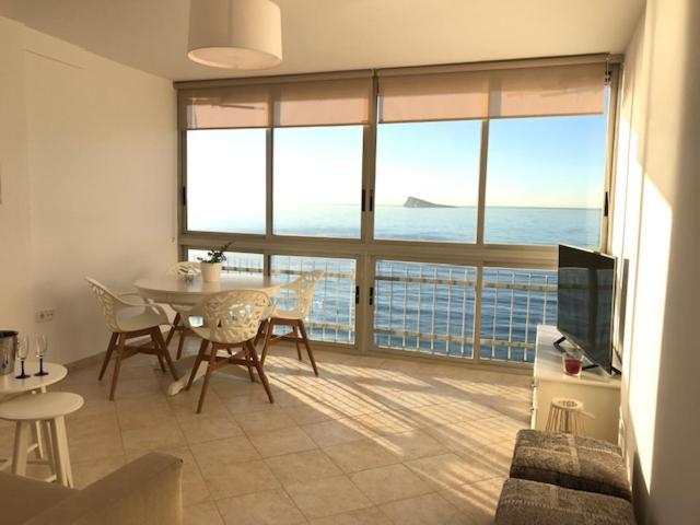 Los Fernandos, 1St Line Beachfront Poniente, 2 Bedroom Apartment Ocean Terrace Benidorm Exteriör bild